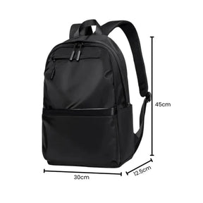 Bellmere TL085 executive backpack in black, fits 15-inch laptops and features a sleek, waterproof design ideal for professionals on the go.