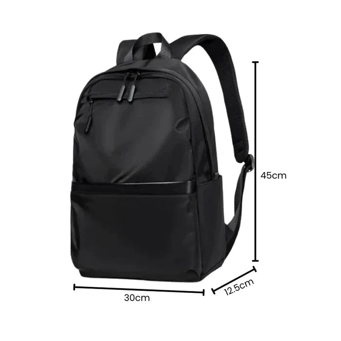 Bellmere TL085 executive backpack in black, fits 15-inch laptops and features a sleek, waterproof design ideal for professionals on the go.