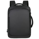 Bellmere TL086 executive backpack with USB port, fits 15" laptops, waterproof design, ideal for commuting and business travel.
