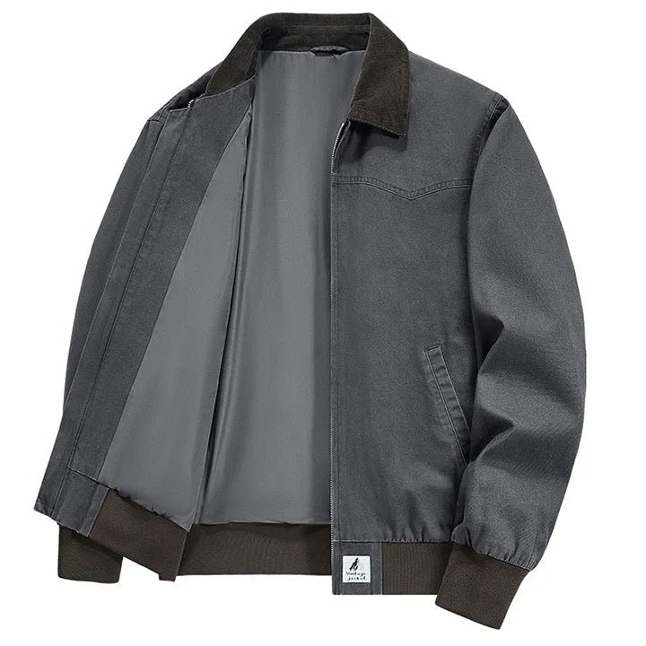 Thalorn TL178 men’s vintage bomber jacket with classic design, blending retro style and modern comfort for versatile everyday wear.