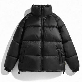 TL128 thermal puffer jacket with insulated padding, offering warmth, comfort, and a stylish look for winter and cold climates.