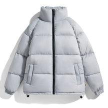 TL128 thermal puffer jacket with insulated padding, offering warmth, comfort, and a stylish look for winter and cold climates.
