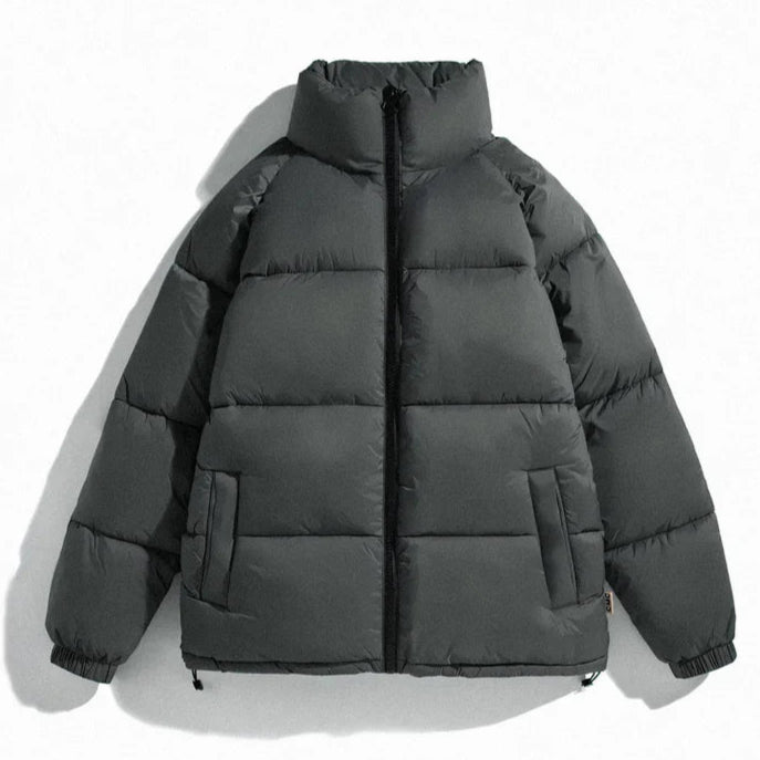 TL128 thermal puffer jacket with insulated padding, offering warmth, comfort, and a stylish look for winter and cold climates.