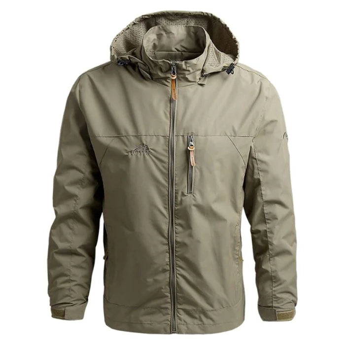 Thalorn TL098 waterproof jacket with durable fabric, ideal for rain protection with a modern and comfortable style.
