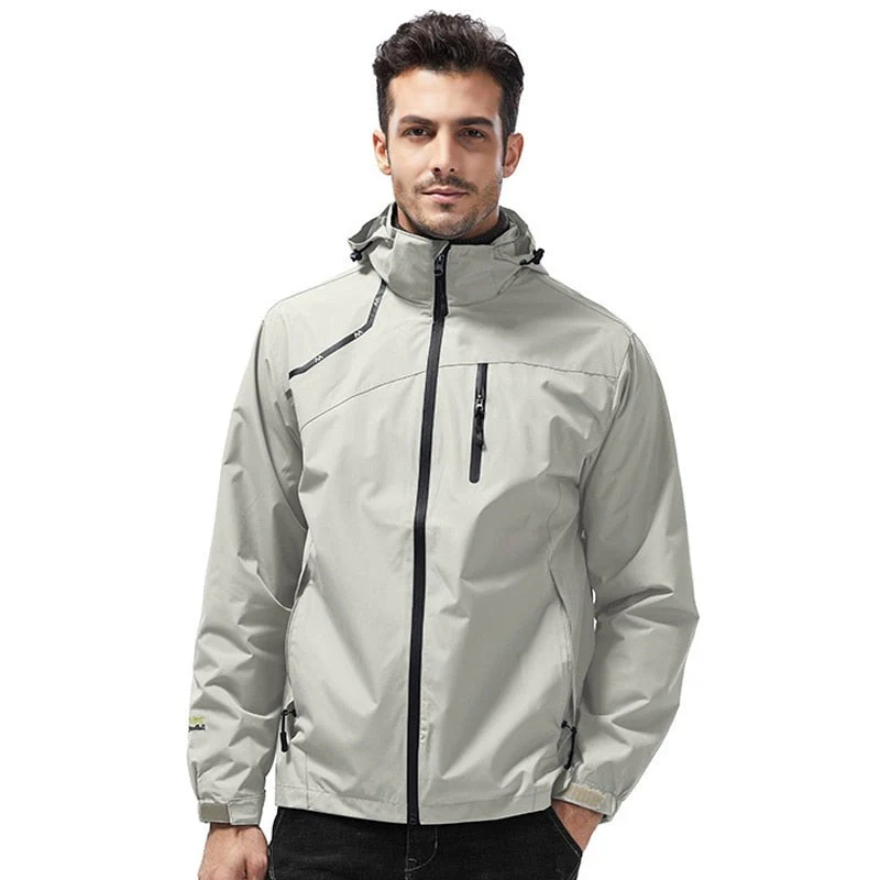 Thalorn TL126 windbreaker jacket in lightweight fabric, offering comfort, breathability, and wind protection with a modern design.