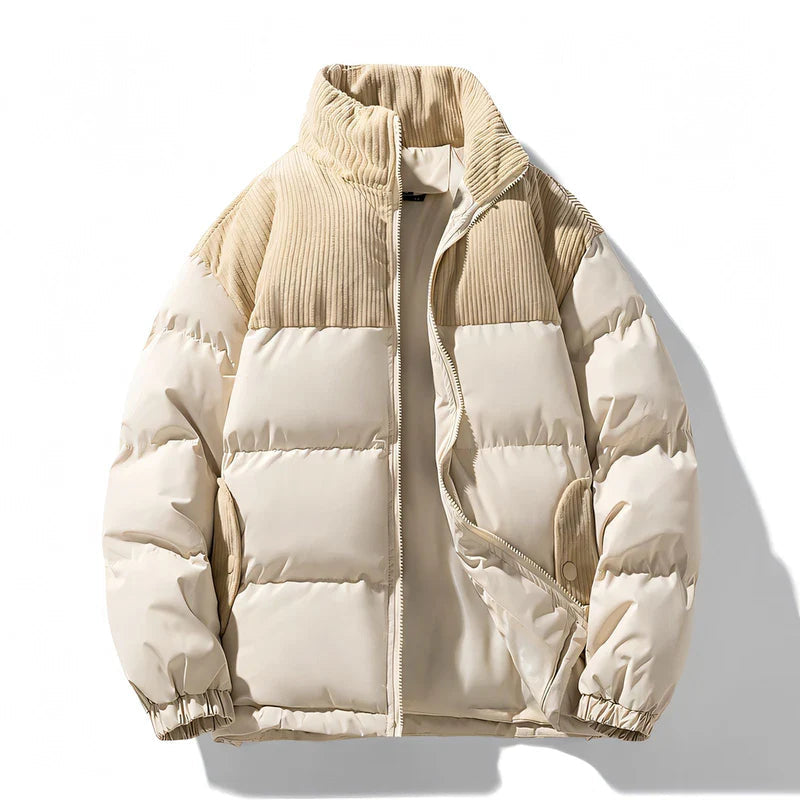 Thalorn TL127 wool-lined puffer jacket with soft inner lining, offering warmth, comfort, and modern style for cold-weather protection.